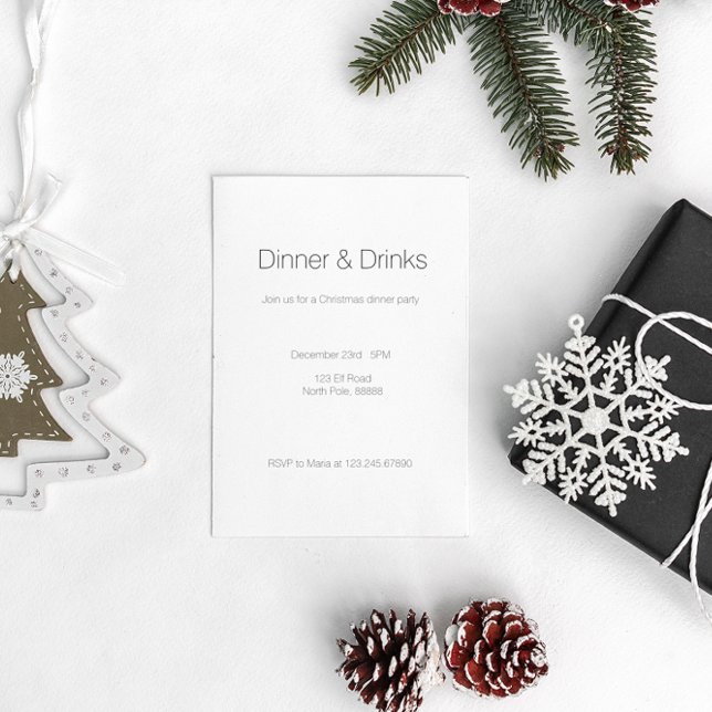 Tomtens lilla Hippo, anpassningsbar Inbjudningar (Skapare uppladdad)