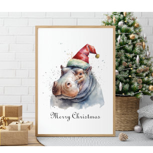 Tomtens lilla Hippo, anpassningsbar Poster