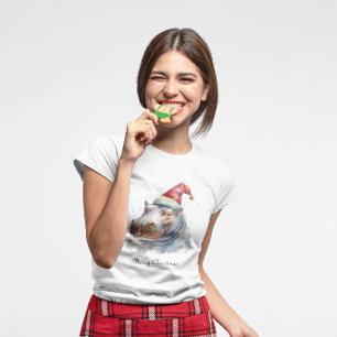 Tomtens lilla Hippo, anpassningsbar T Shirt