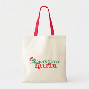 Tomtens lilla hjälparröd säsong shopping bag tygkasse