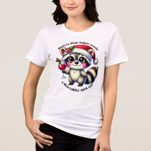 Tomtens lilla hjälpreder i en festlig helgdag t shirt