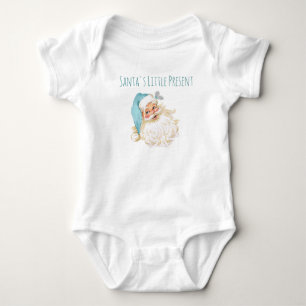 Tomtens lilla present blågrön tomte t shirt
