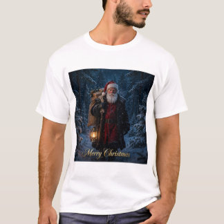 Tomtens lykta jul-t-shirt t shirt
