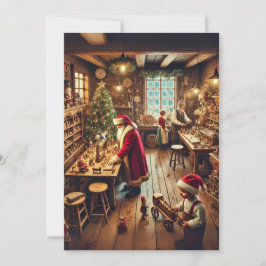Tomtens Magiska Verkstad Julkort