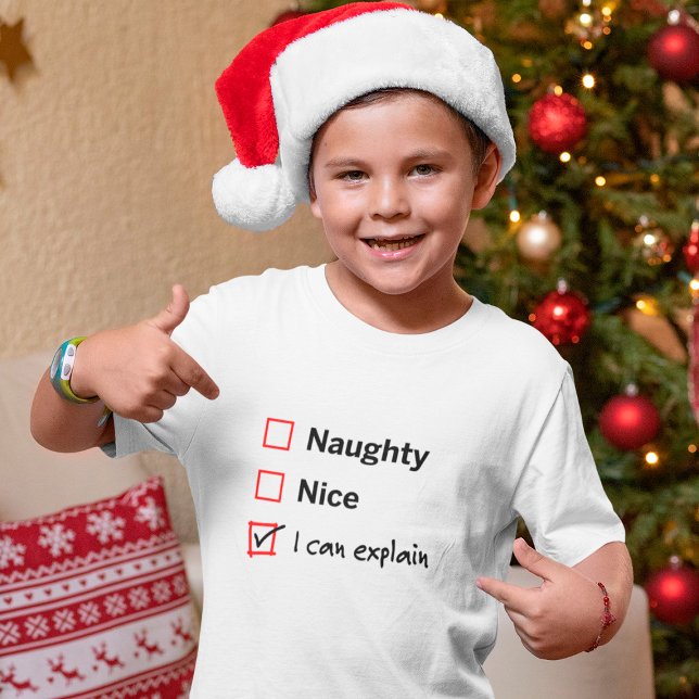 Tomtens Naughty List - Jag kan förklara T Shirt (Skapare uppladdad)