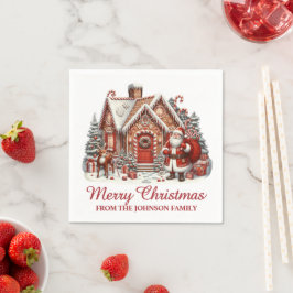 Tomtens Pepparkakshus Julby Pappersservett
