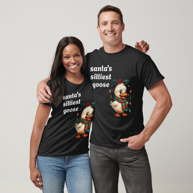 Tomtens sillista gås Den finaste julfamiljen T Shirt (Unisex)