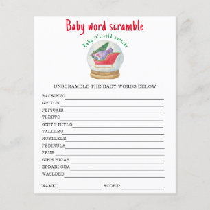 Tomtens släde - Baby Ordsallring