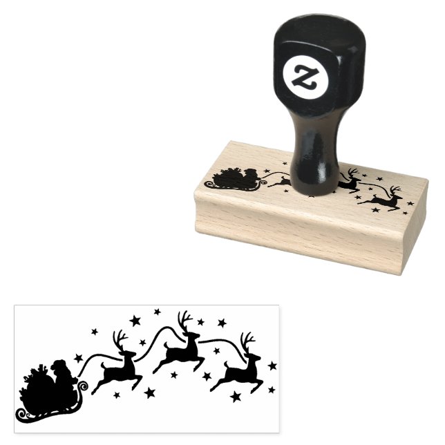 Tomtens sömniga julgummi frimärke stämpel (Stämplad)