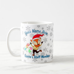 Tomtens stabschef Dancing Fox-Anpassningsbarna Kaffemugg