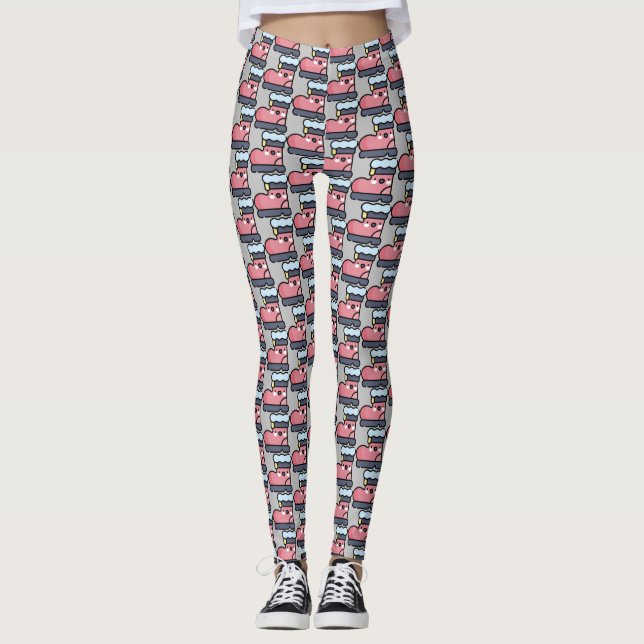 Tomtens stövel leggings (Framsida)