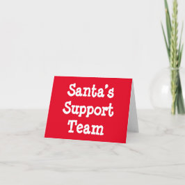 Tomtens Support Team-kort Kort