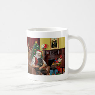 Tomtens svarta pug kaffemugg