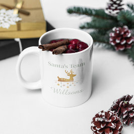 Tomtens Team | Matchande Familjejul Kaffemugg