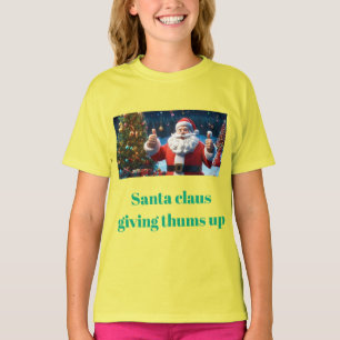 Tomtens tummar upp: 3D-julklapp T Shirt