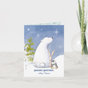 Tomtens vänliga jul kort