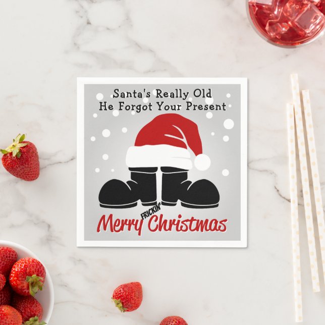 Tomtens Verkligen Gamle-Han glömde Pappersservett (Insitu)