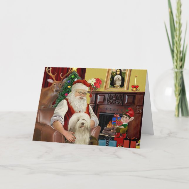 Tomtens vildkollie (#16) helgkort (Framsida)