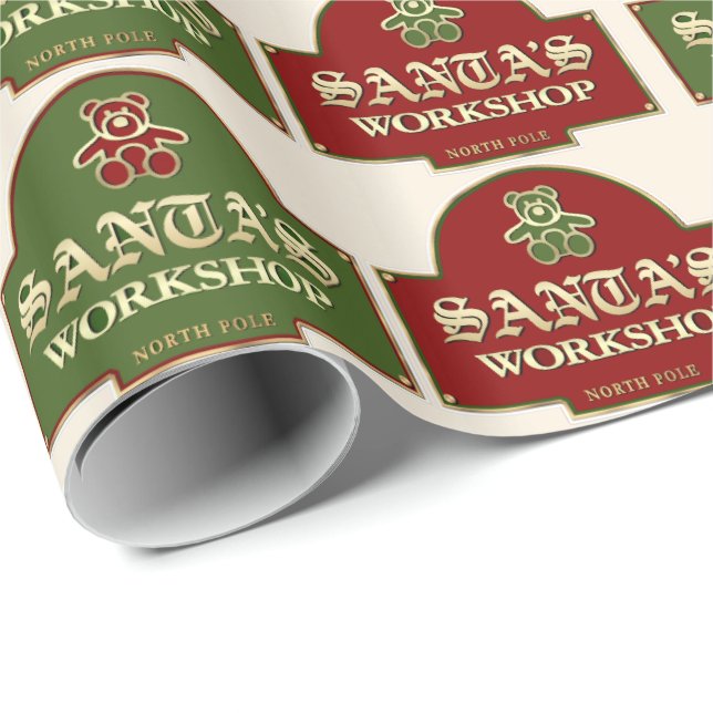 Tomtens workshop Wrapping Papper Presentpapper (Rullad Hörn)