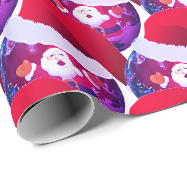Tomtepapperspapper Presentpapper (Rullad Hörn)