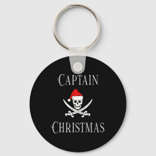 Tomtepiratskalle Höjd julen Santa hatt B Nyckelring