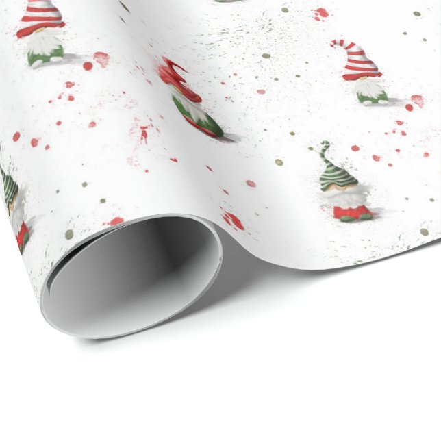 Tomtepresentpapper Presentpapper (Rullad Hörn)