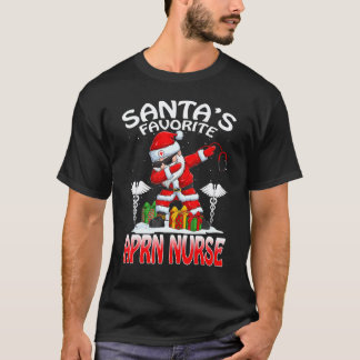 Tomtes favorit APRN sjuksköterska julmatchande för T Shirt