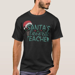 Tomtes Favoritlärare Jul Xmas Högtid T Shirt