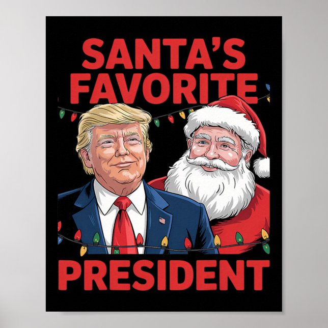 Tomtes favoritpresident Tomte Trump-dans Chris Poster (Framsidan)