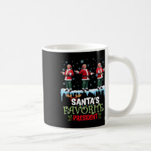 Tomtes favoritpresident Tomte Trump-dans Roligt Kaffemugg
