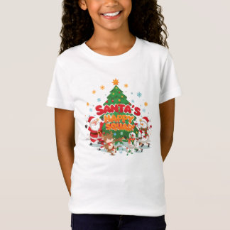 Tomtes jul-T-shirt för barn och familj T Shirt