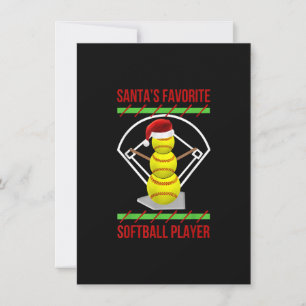 Tomtes julfavorit Softboll Mamma jul Inbjudningar