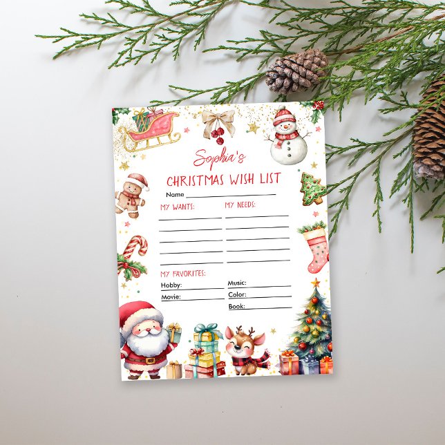 Tomtes julönskelista (Skapare uppladdad)