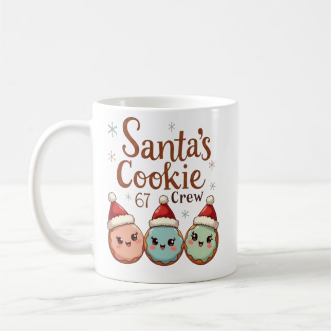 Tomtes kookie 67-gänget kaffemugg (Vänster)