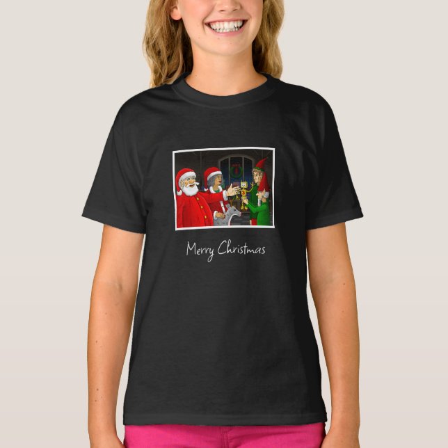 Tomtes leksaksverkstad t shirt (Framsida)