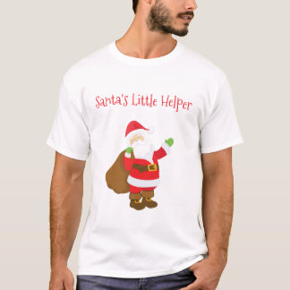 Tomtes Lilla Hjälpreda Glada Sankte Nicks Presentp T Shirt