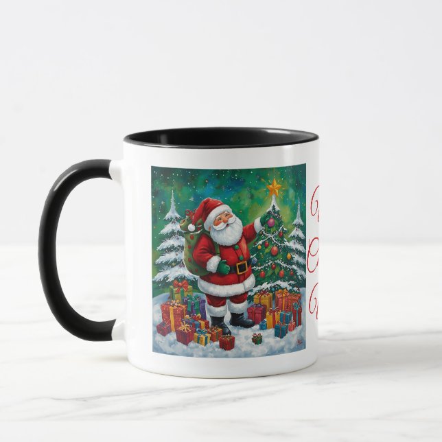 Tomtes magiska julmugg mugg (Vänster)