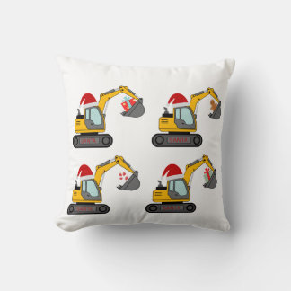 Tomtes små grävmaskiner T-shirt Kudde