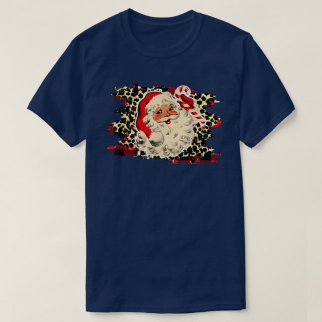 Tomtesmiling Vänlig mot alla julgodis T Shirt (Design framsida)