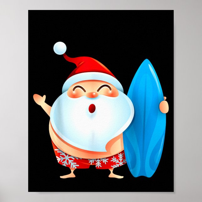 Tomtesurfing, Tomte jul i juli  Poster (Framsidan)