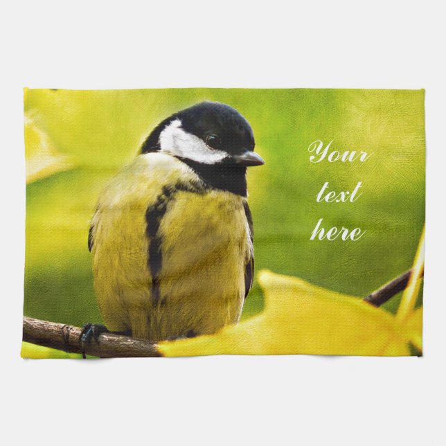 Tomtit - gift med säsong kökshandduk (Horisontell)