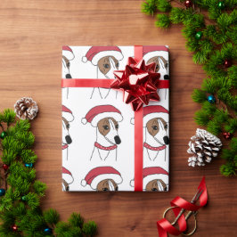 Tomtomtesten hund Jul helgdag papper Presentpapper