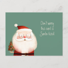 Tomttised Jultomten Funny Quote Postcard Vykort