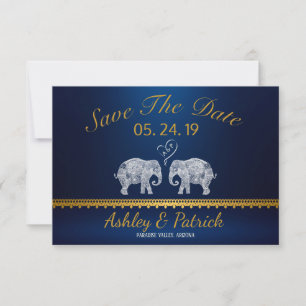 TON AV KÄRLEK-Elephant lite indian Spara datum Inbjudningar