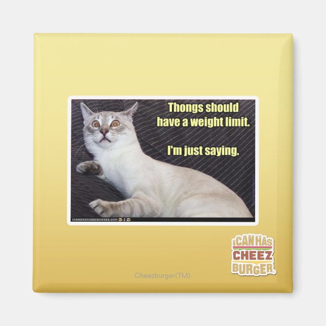 Ton bör ha en viktgräns. magnet (Framsidan)