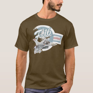 Ton Militär Jet Fighter Flygplan T Shirt