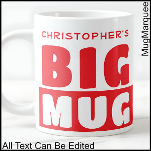 Ton Red Big Mugg 007 Jumbo Mugg