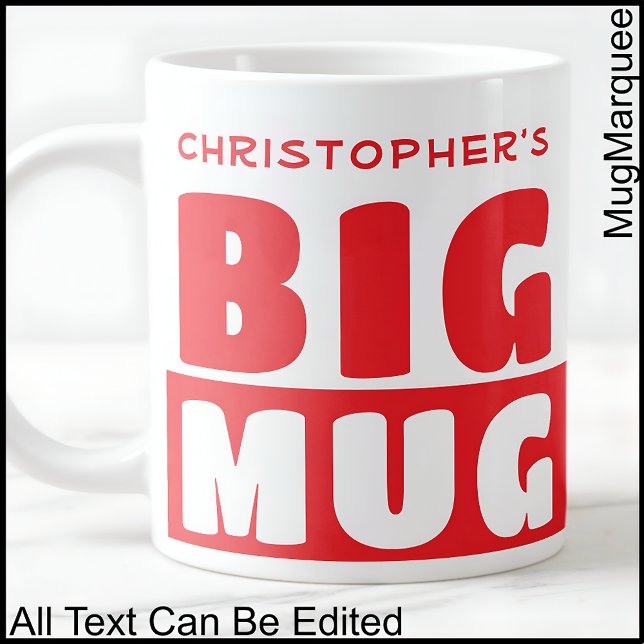 Ton Red Big Mugg 007 Jumbo Mugg (Skapare uppladdad)