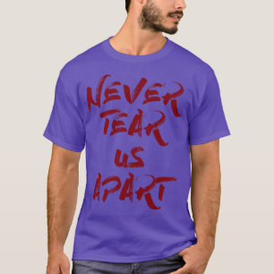Tona aldrig upp oss i fickan t shirt
