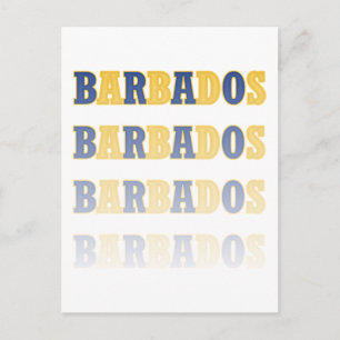 Tona Barbados-text Vykort